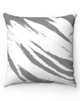 High Creek Gray & White Square Pillow Case