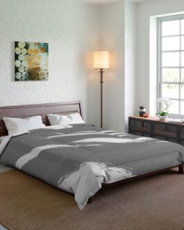 High Creek Gray & White Comforter