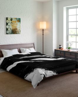 High Creek Black & White Comforter