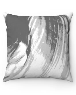 Sandy Dunes Gray/White Square Pillow Case