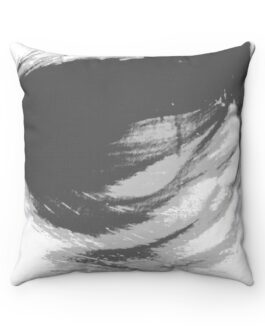 Sandy Dunes Gray/White Square Pillow Case