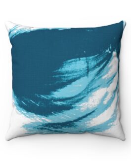 Sandy Dunes Blue/White Square Pillow Case