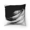 Sandy Dunes Black/Gray/White Square Pillow Case - Image 2