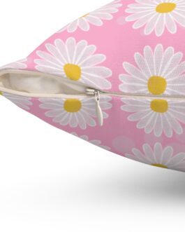 Vintage Daisies in Pink Pillow Case